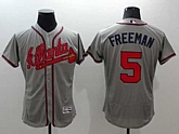 Atlanta Braves #5 Freddie Freeman Gray 2016 Flexbase Authentic Collection Stitched Jersey,baseball caps,new era cap wholesale,wholesale hats